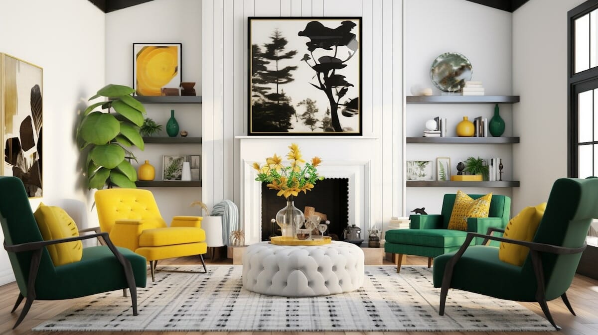 décoration avec des tableaux