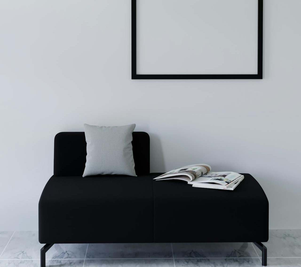 Deux écoles pour une déco noire et blanche