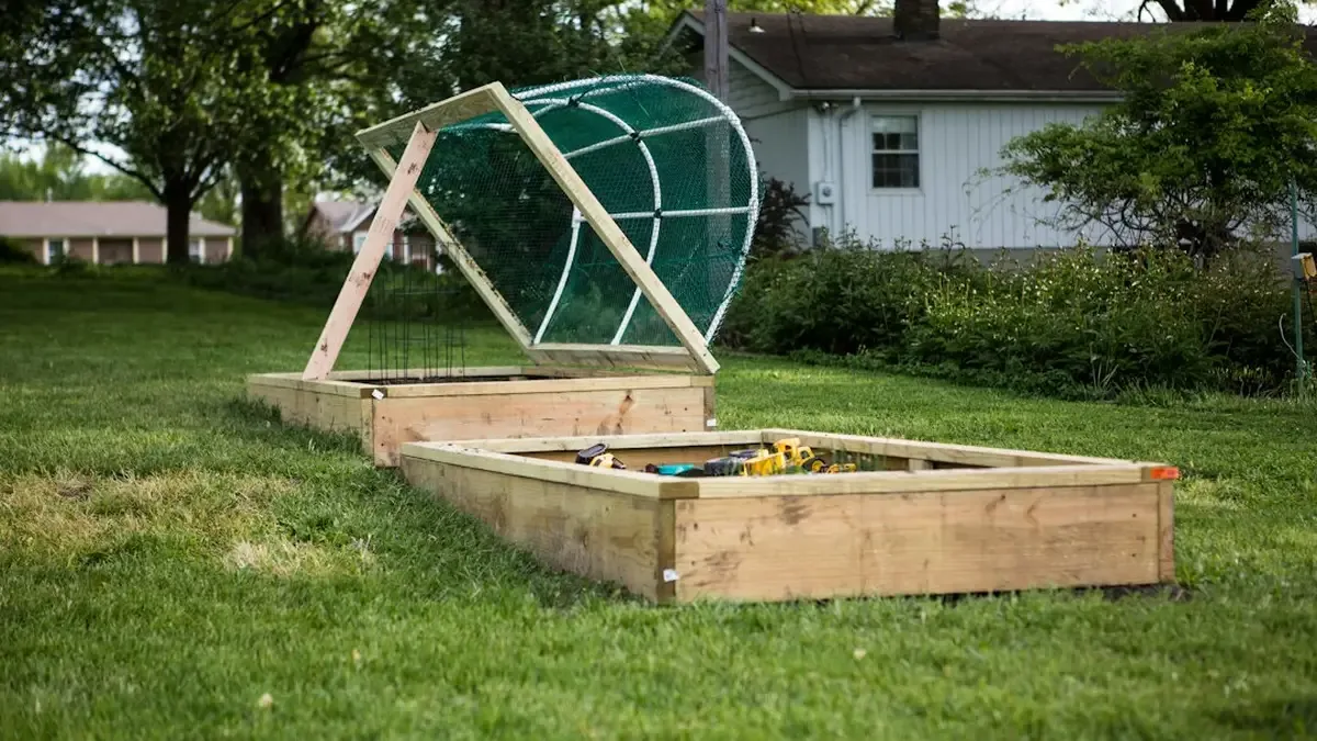 carre potager en hauteur — Carré potager en hauteur : fabriquer carré potager surélevé